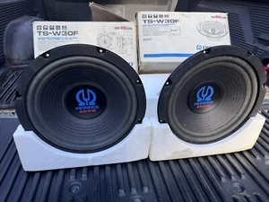 Pair of Vintage Pioneer TS-W30F 12” Free Air  Subwoofer 400 Watt Subwoofers - Picture 1 of 7