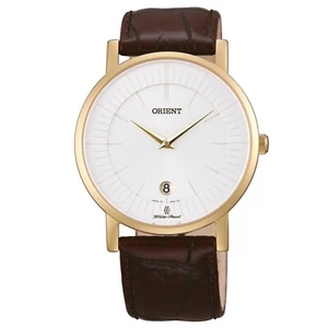 Orologio orient uomo pelle al quarzo analogico da polso watch al quarzo quartz - Imagen 1 de 2