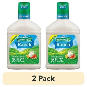(2 pack) Hidden Valley Original Ranch Salad Dressing and Topping,36 Ounce Bottle - Picture 1 of 9