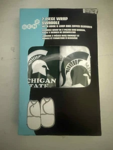 MICHIGAN State University spartans msu gen 2 dos piezas envoltura bebé nuevo - Imagen 1 de 10