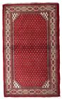Handmade vintage Indian Seraband rug 3' x 5.2' (92cm x 161cm) 1970s - 1C941