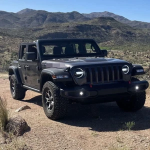 9 INCH LED DRL HEADLIGHTS FOG LIGHTS COMBO FOR 2018-2024 JEEP WRANGLER GLADIATOR - Picture 1 of 17