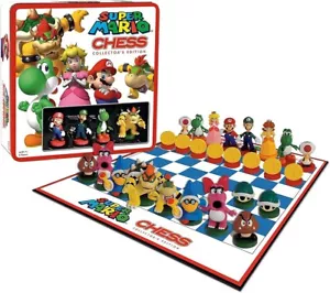 🍄Super Mario 🍄Chess Set Collectors Edition Nintendo 2009 Sealed NEW - Picture 1 of 2