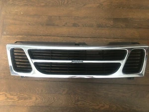 94 - 98 Genuine SAAB NG 900 Grille Grill Front Chrome 1994 1995 1996 1997 1998 - Picture 1 of 8