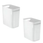 2er-Pack Klassischer Müllbehälter für Badezimmer, Schlafzimmer, Küche, Heim1122