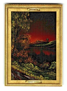 2023 Bob Ross Series 1 Trading Card Ebony Sunset #8 - Picture 1 of 4