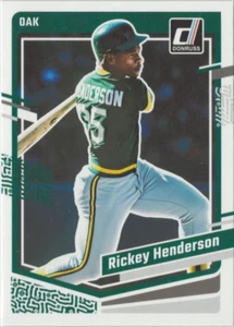 2023 Panini Donruss RICKEY HENDERSON #189 Oakland Athletics - Picture 1 of 2