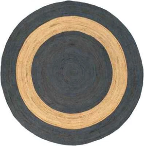 Rug Round 100% Jute Reversible Modern Area Carpet Floor Mats Living Room Rug - Picture 1 of 3