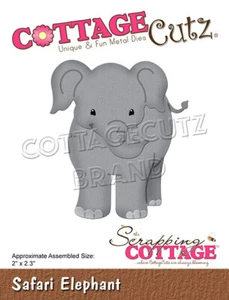 Nuevo troquel de corte de metal Safari Elephant CC-840 para cabaña de desguace Cutz - Imagen 1 de 1