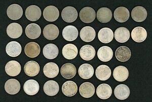 Netherlands Silver 25 Cents Lot of 37