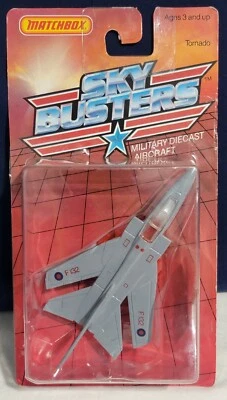 VINTAGE 1988 MATCHBOX SKYBUSTERS GRAY TORNADO MARINE  - Image 1 of 4