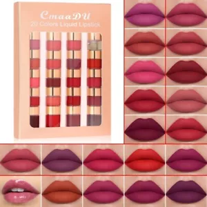 CMAADU 5 In 1 Velvet Matte Lipsticks for Lips Gloss Lip Tint Waterproof - Picture 1 of 4