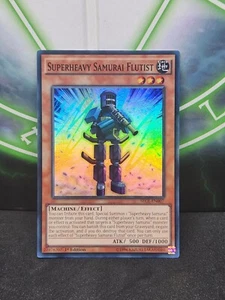 Yugioh Superheavy Samurai Flutist SECE-EN007 Super Rare 1st Edition NM - Picture 1 of 2