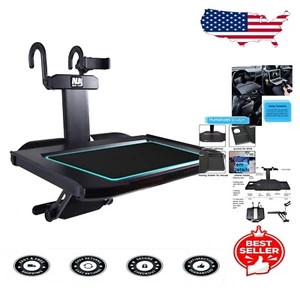 Multifunctional Car Table & Folding Desk with Phone Holder - Perfect for Travel - Picture 1 of 8