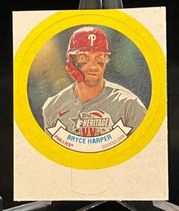Topps Heritage '73 2022 tapas de caramelo #11 Bryce Harper Philadelphia Phillies - Imagen 1 de 2