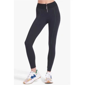 New Balance x Staud Women's Size Large Black Nb Sleek Tight Leggings - Picture 1 of 7