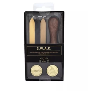 1 Kit - Wax Seal Stamp Kit 6 Pieces by American Crafts - Picture 1 of 4