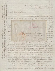 Naval Surgeon's Humorous Letter from the Flagship of the Home Fleet - 1843 - Picture 1 of 1