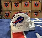 Drew Bledsoe Signed Buffalo Bills Speed Mini Helmet - Beckett COA