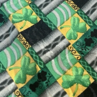 👔❤️ TRAJE DE TRÉBOLES DE LA SUERTE CORBATA DE DISEÑADOR ENVÍO GRATUITO 👔❤️ Foto 1 de 4