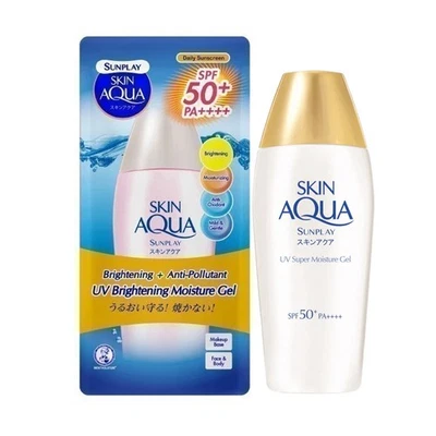 MENTOLATUM Sunplay Skin Aqua Hidratación Iluminadora UV SPF50+ PA 80g ENVÍO GRATUITO Foto 1 de 4