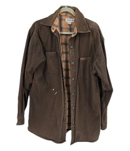 Carhartt Duck Flannel Lined Canvas VINTAGE Work Jacket Medium Chore Jacket Brown - Bild 1 von 17