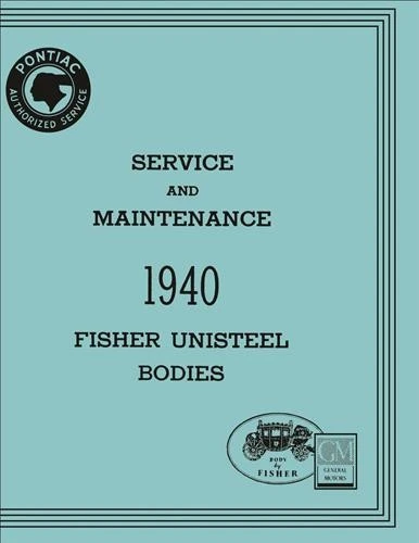 Pontiac 1940 solo carrocería Unisteel taller manual servicio de reparación Foto 1 de 4