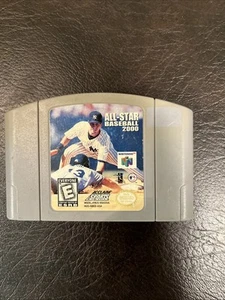 All Star Baseball 2000 Nintendo 64 N64 Authentic Tested Working - Picture 1 of 4