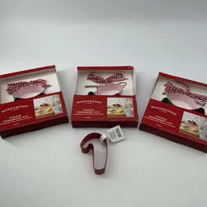 New 5 Piece Christmas Ornament Cookie Cutter Kit Wondershop - Picture 1 of 7