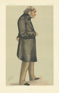 VANITY FAIR SPY CARTOON Sir Henry Bessemer CE 'Steel'. Business. Inventor 1880 - Picture 1 of 2