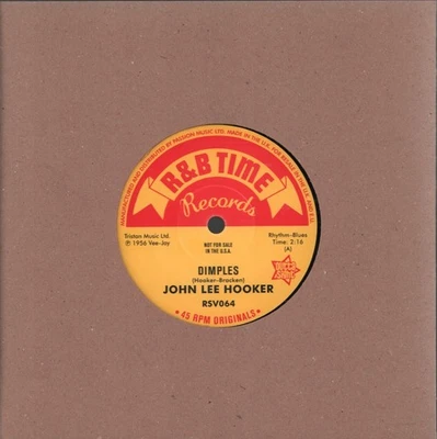 John Lee Hooker Dimples 7" vinyl Europe Outta Sight 2015 B/w Boom Boom & She's - Image 1 of 2