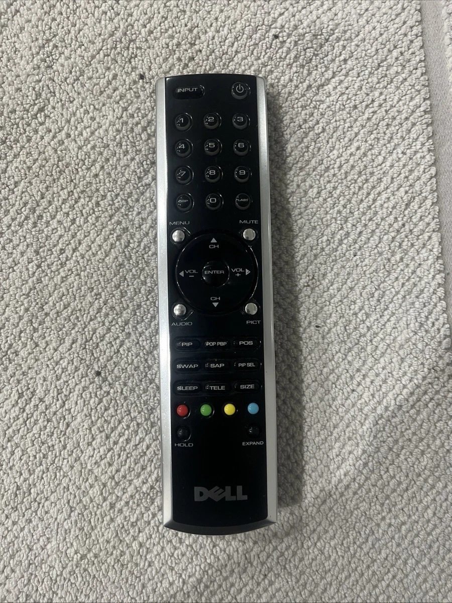 Replacement Remote For Dell E5515H TV Monitor - Compatible With 008NPF Models, Black ABS Design