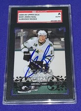 James Neal SIGNED 2008-09 UD Young Guns RC #209 Auto SGC Slab Dallas Stars