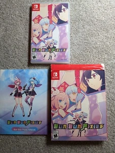 Gun Gun Pixies Nintendo Switch complete in box Art Book GunGun Day One US ver - Picture 1 of 15