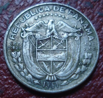 1961 PANAMA 1/10 BALBOA IN VF CONDITION - Image 1 of 2