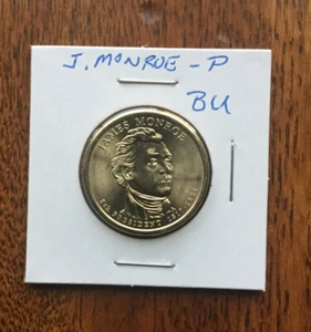 2008 Presidential Dollar James Monroe "P" BU - Picture 1 of 2