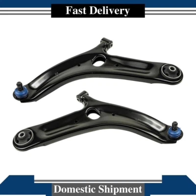 Juego de 2 brazos de control de suspensión inferior delanteros diestros y diestros Mevotech para Kia Soul 2010-2013 Foto 1 de 4