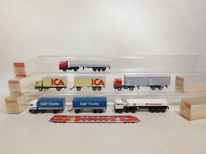 DV790-1# 5x Wiking H0 1:87 LKW DAF 467 ICA 468 524 555 780 BP sg/NEUW+OVP - Bild 1 von 3