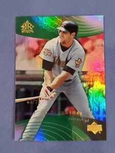 Lance Berkman 2005 Upper Deck Reflections Green Parallel  #58   6/25