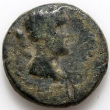UNKNOWN -ANCIENT GREEK OR ROMAN BRONZE COIN 15mm