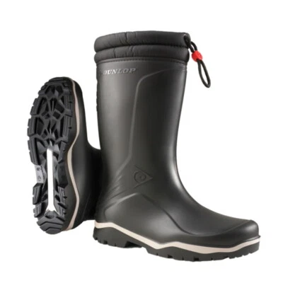  Dunlop Thermostiefel Blizzard schwarz Winterstiefel Gummistiefel gefüttert - Bild 1 von 3