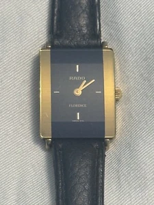 Rado Florance 153.3606.2N Watch 6 Jewels Swiss Quartz Black / Gold Women’s Watch - Picture 1 of 14