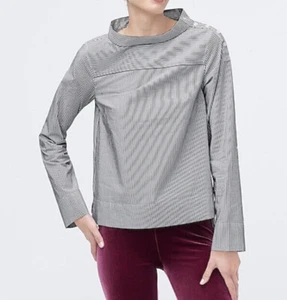 Camicia J.Crew a righe girocollo articolo AL805 NUOVA taglia 6 - Foto 1 di 2