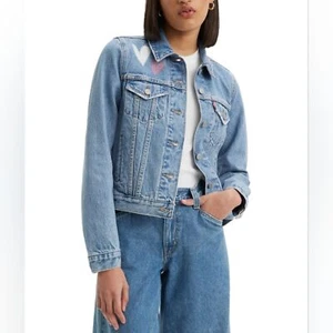 Levi's Women's Original Denim Trucker Jacket Size S - Picture 1 of 5