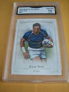 ZACK TEST RUGBY 2016 UD GOODWIN CHAMPIONS # 41 CALIFICADO 10 L@@K - Imagen 1 de 1