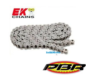 CATENA TRASMISSIONE PBR EK 415 122 MAGLIE RINFORZATA CON CLIP INCLUSA- MOTO 50 - Foto 1 di 2