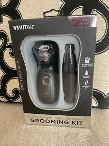 Vivitar-Grooming Kit Rotary Shaver & Ear/Nose Compact Trimmer New In Box - Picture 1 of 6