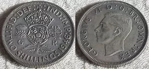 Moneda florín de plata del rey Jorge VI 1946 UA - Imagen 1 de 3