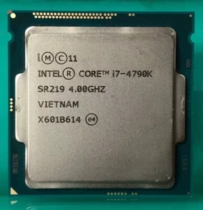 Intel Core i7-4790K 4.00 GHz Quad-Core LGA1150 SR219 CPU Processor - Picture 1 of 3