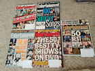 Lot of 5 Entertainment Weekly EW Magazines The Greatest Shows Songs Cult Movies